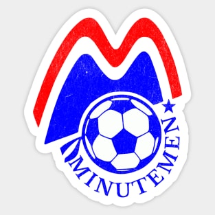 Defunct Soccer Team 1970s Boston Minutemen Soccer Sticker